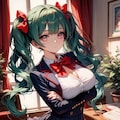 あおいちゃんのブレザー着なかった❌Lunaちゃん 7枚目