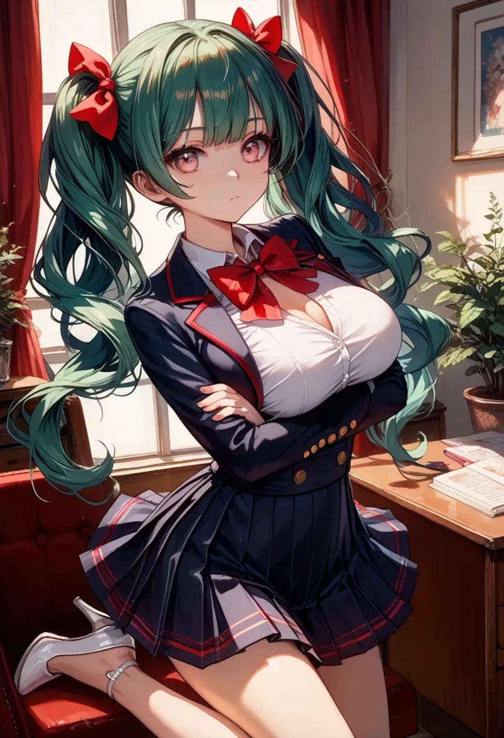 あおいちゃんのブレザー着なかった❌Lunaちゃん