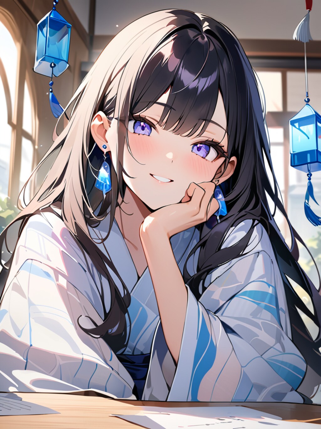 耳元に風鈴