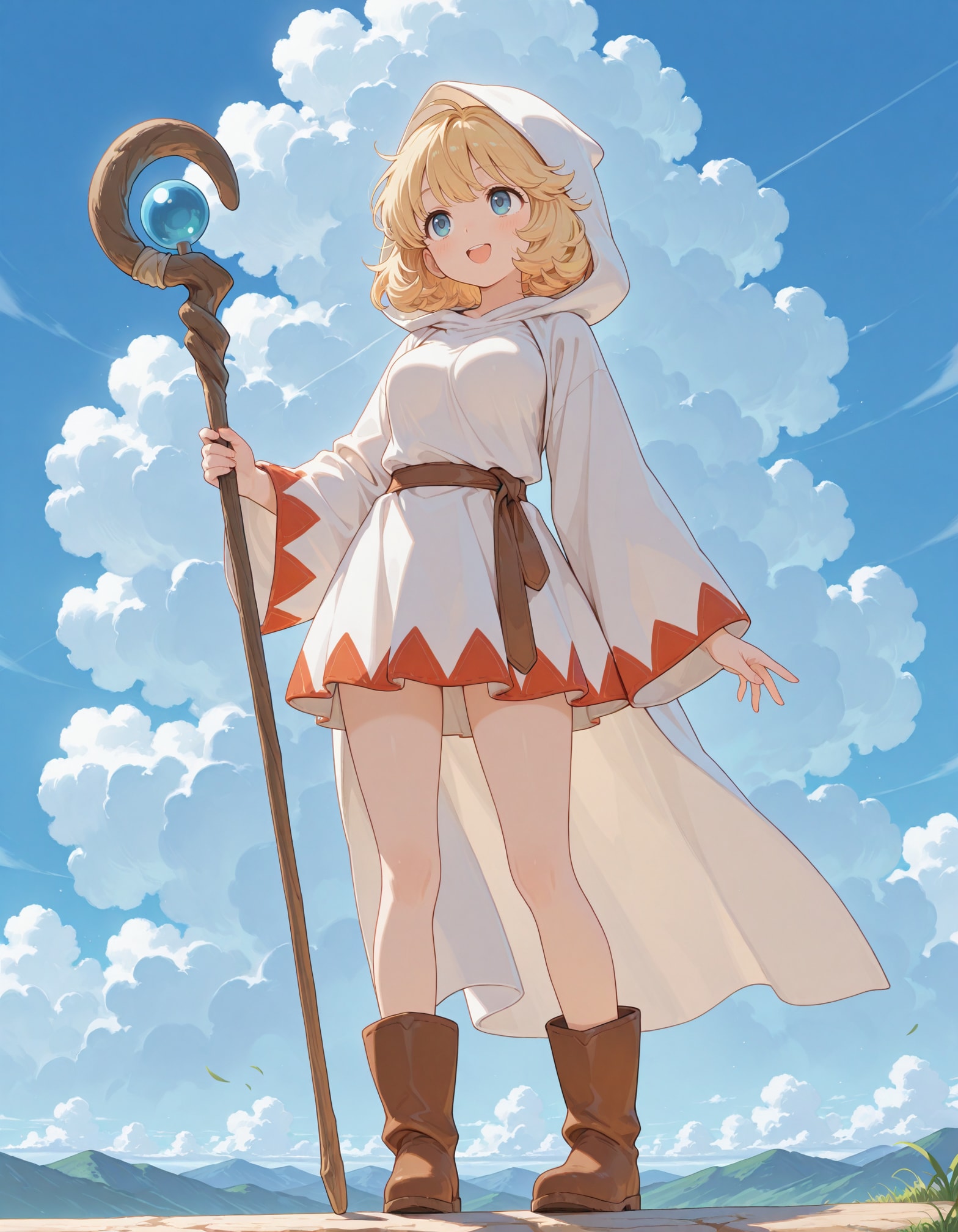 白魔道士の少女
