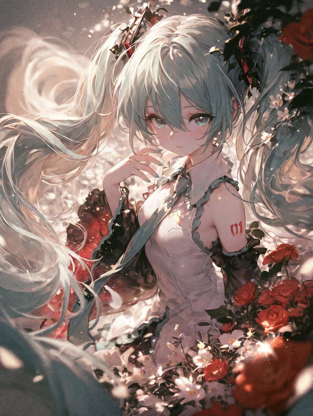 赤い花