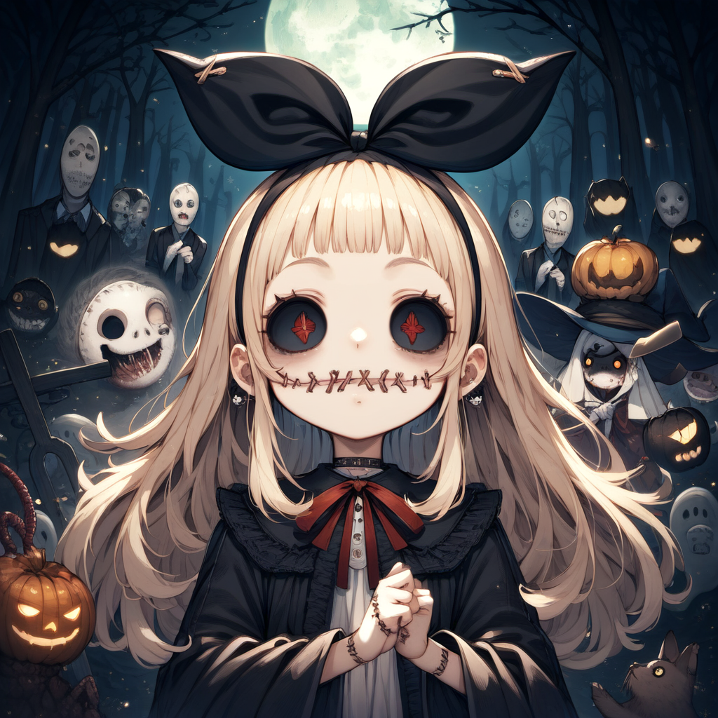 ホラーチックにハロウィン