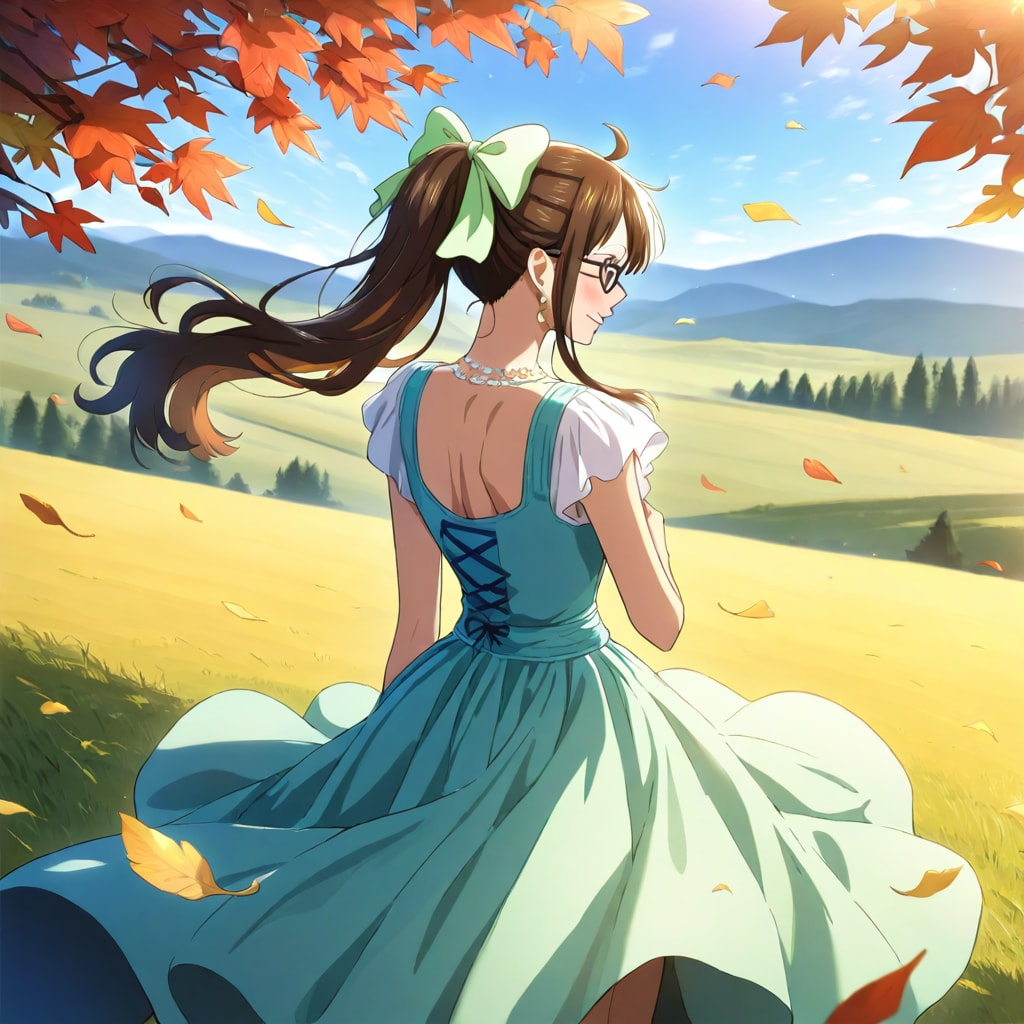 爽やかな風を受けて