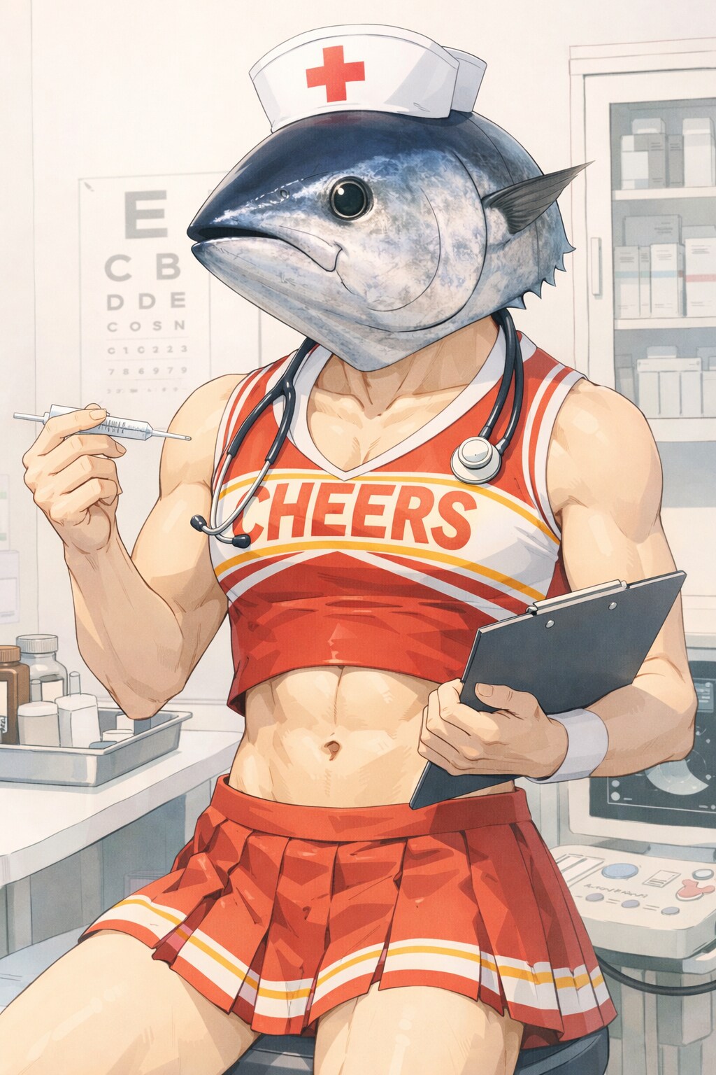 はーい、お熱測りますよ〜