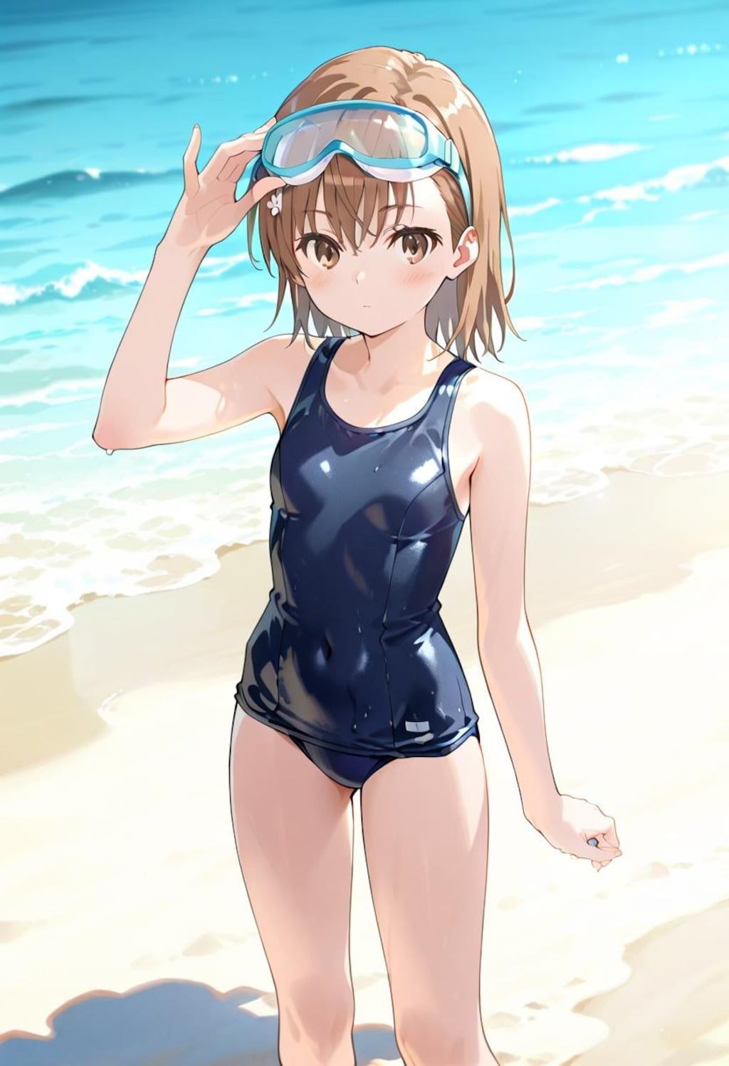 御坂美琴（スクール水着）