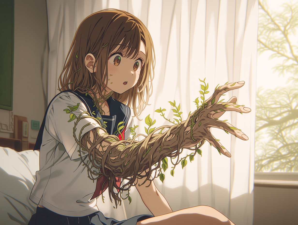 右手がDRYADちゃん（１）niji7 | の人気AIイラスト・グラビア