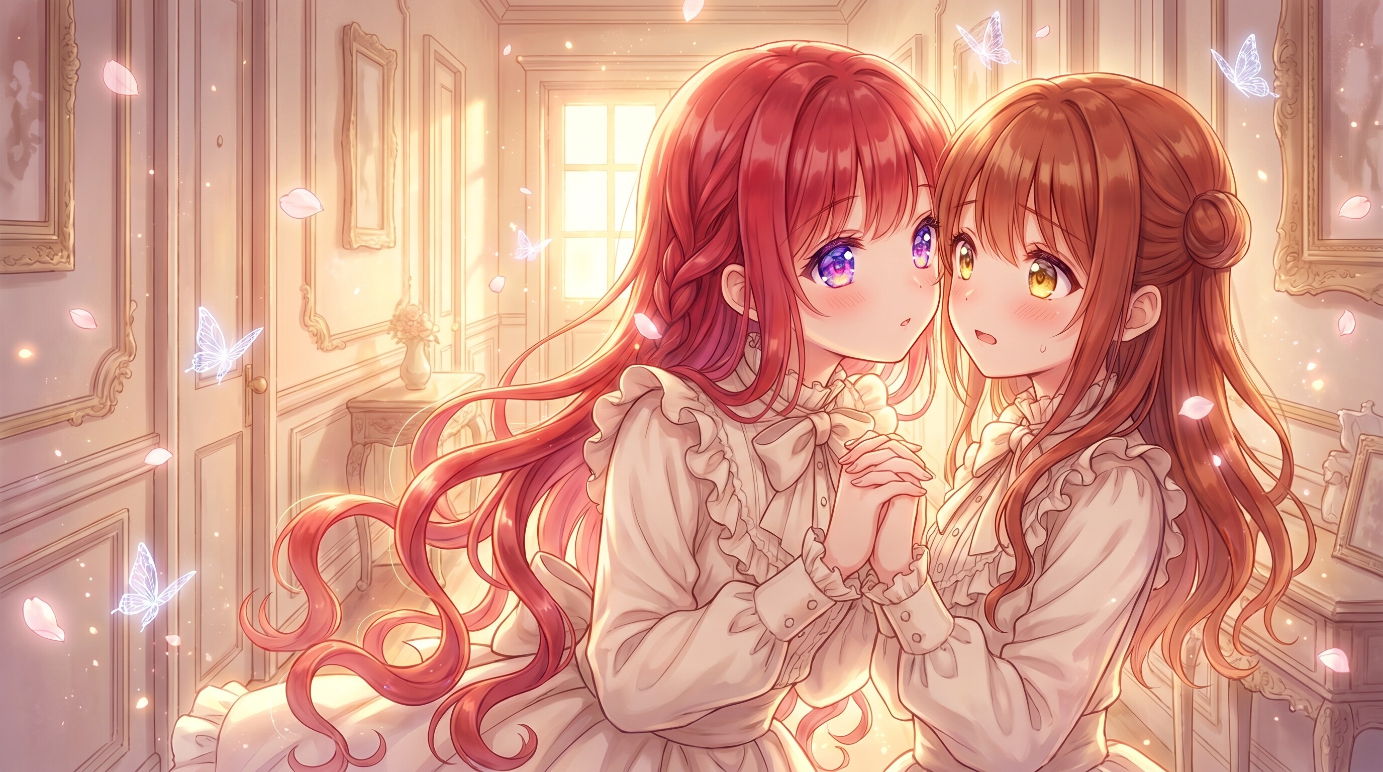 玻璃彩光の双姫 | の人気AIイラスト・グラビア
