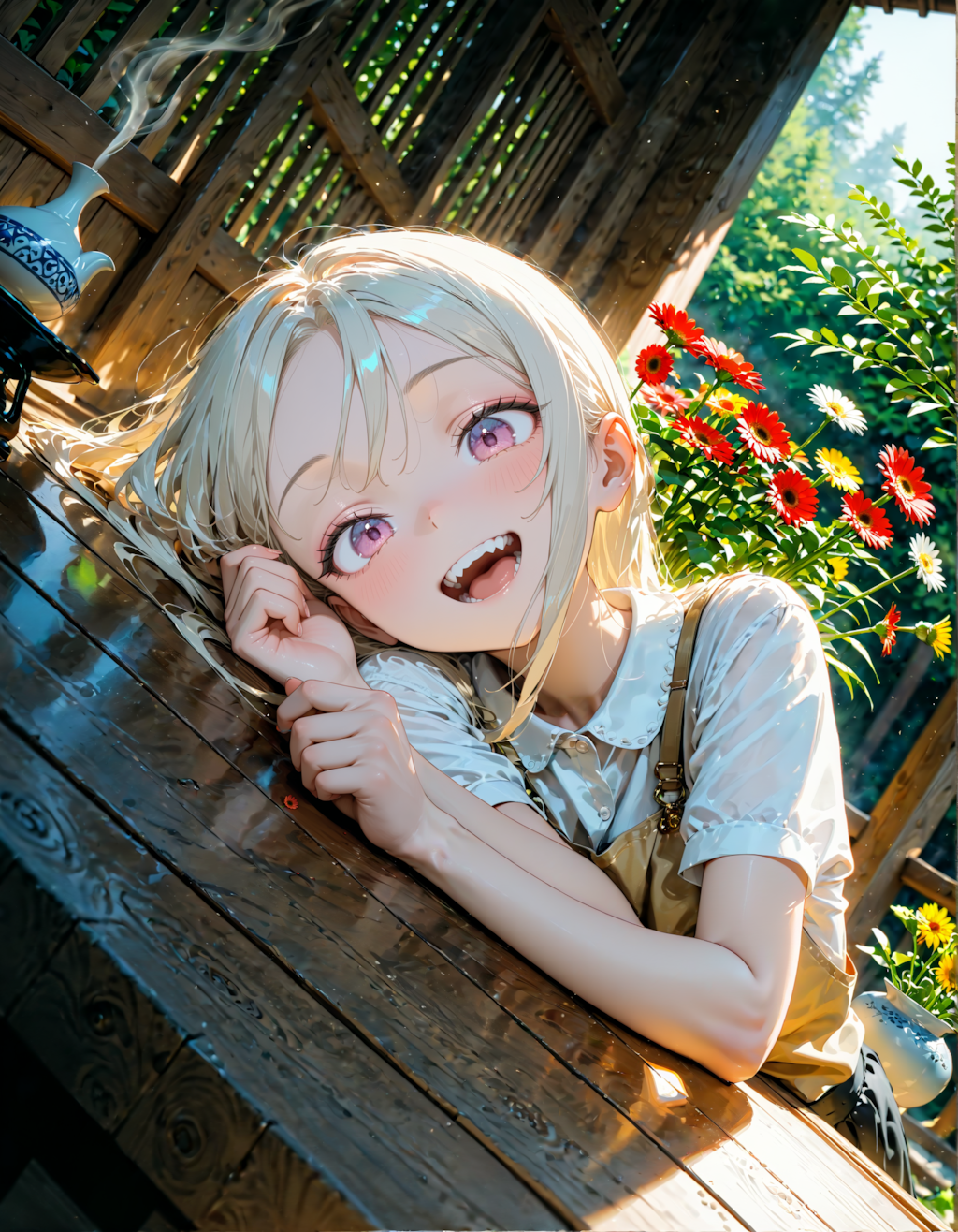 今日はガーベラ記念日。お香の日。ウッドデッキの日。よい歯の日　その４