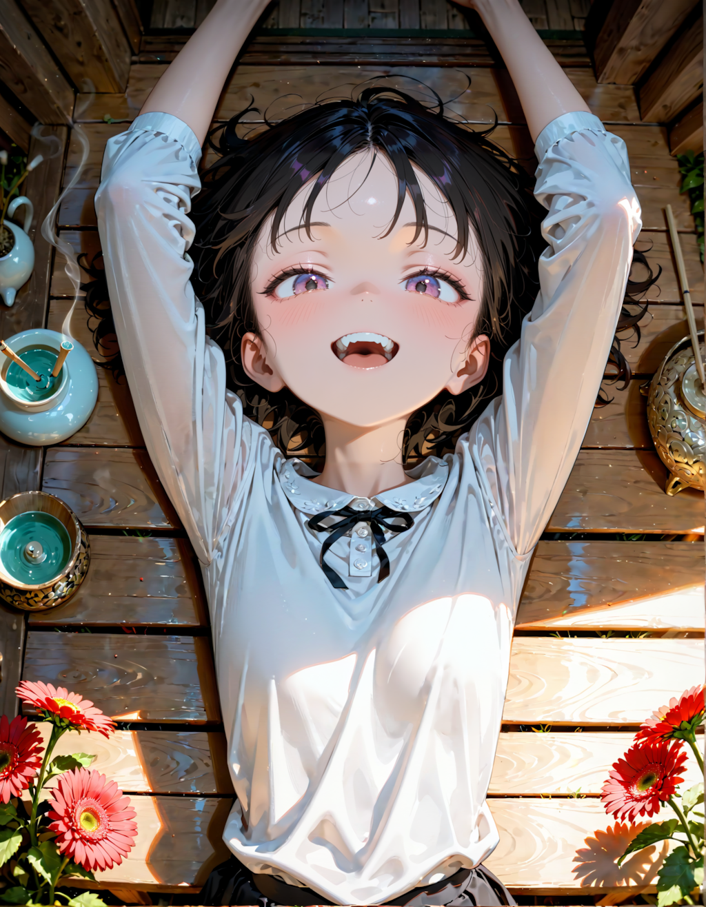 今日はガーベラ記念日。お香の日。ウッドデッキの日。よい歯の日　その４