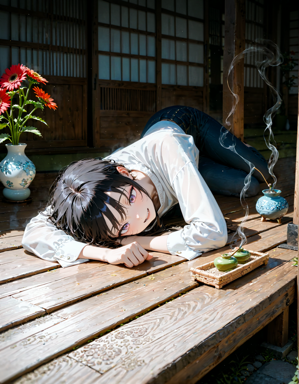 今日はガーベラ記念日。お香の日。ウッドデッキの日。よい歯の日　その４