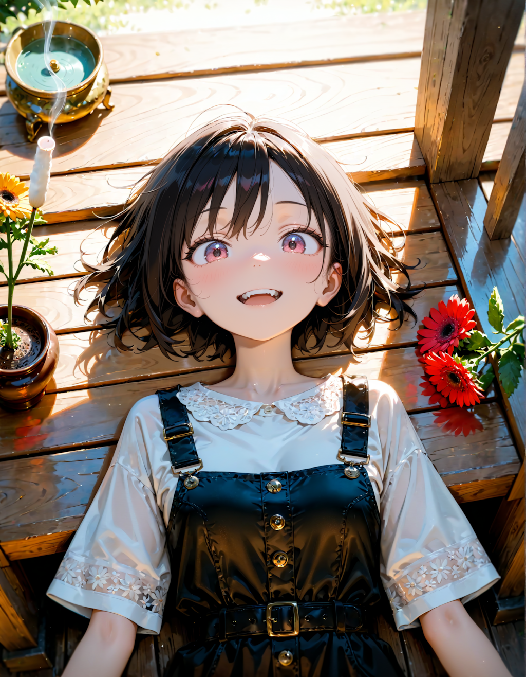 今日はガーベラ記念日。お香の日。ウッドデッキの日。よい歯の日　その４