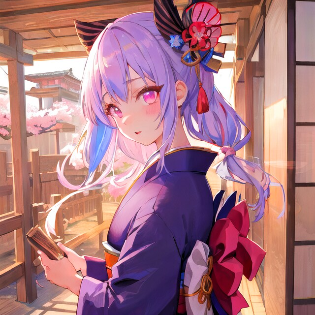 着物美少女
