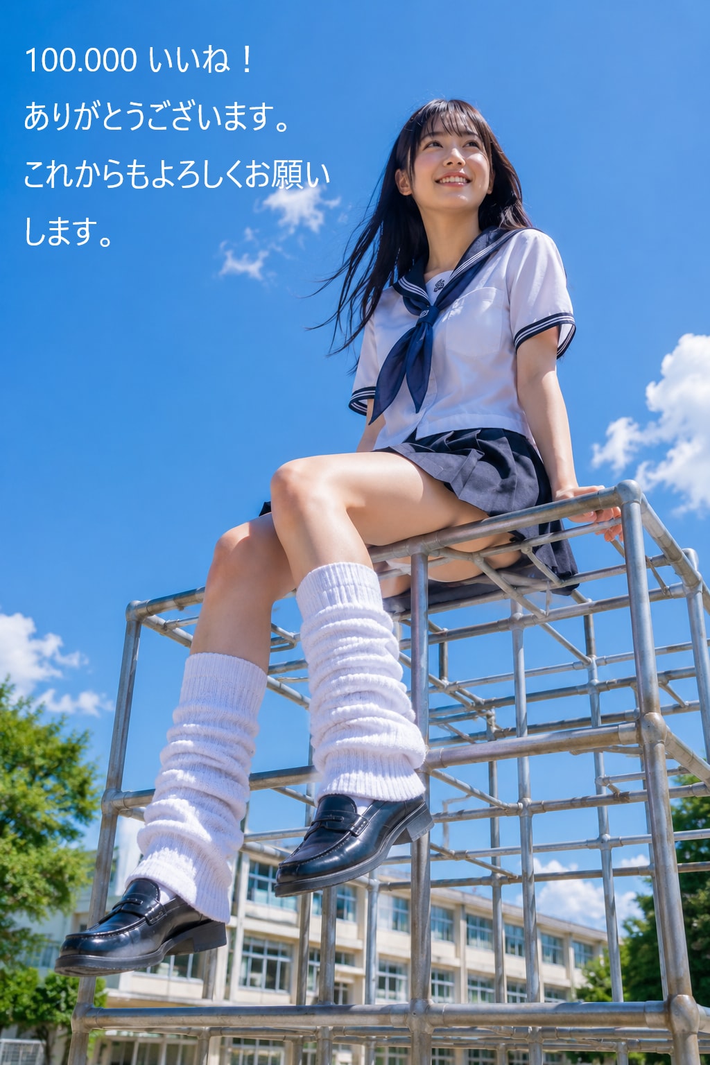 100.000　いいね！　ありがとうございます。