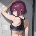 紫色が似合う女の子　おまけ 2枚目