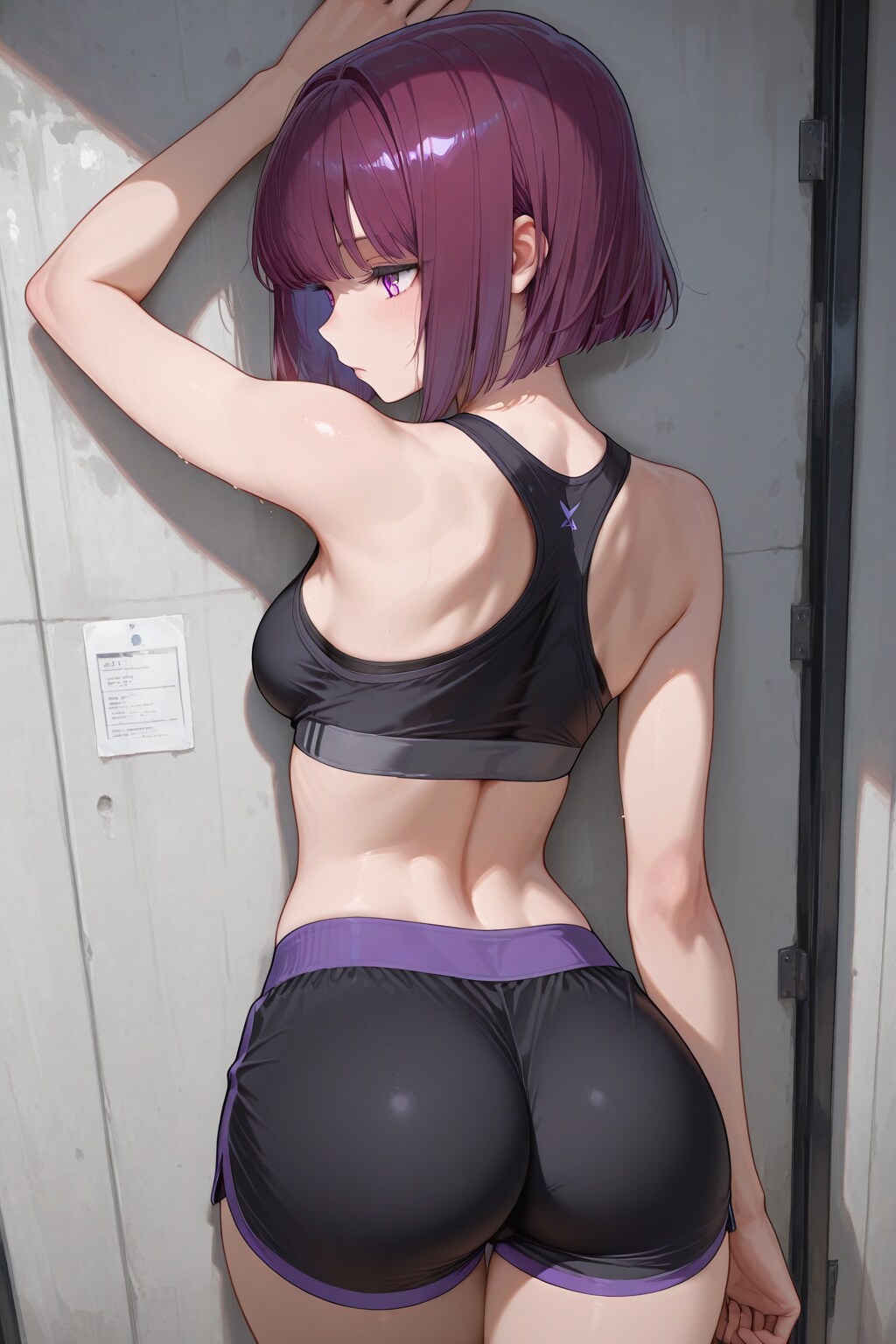 紫色が似合う女の子　おまけ