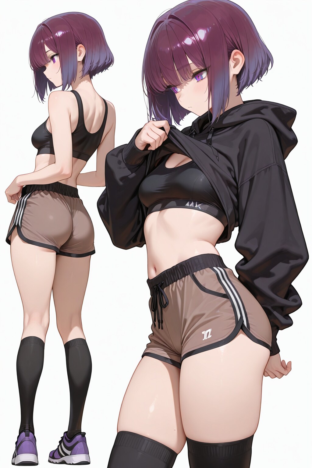 紫色が似合う女の子　おまけ