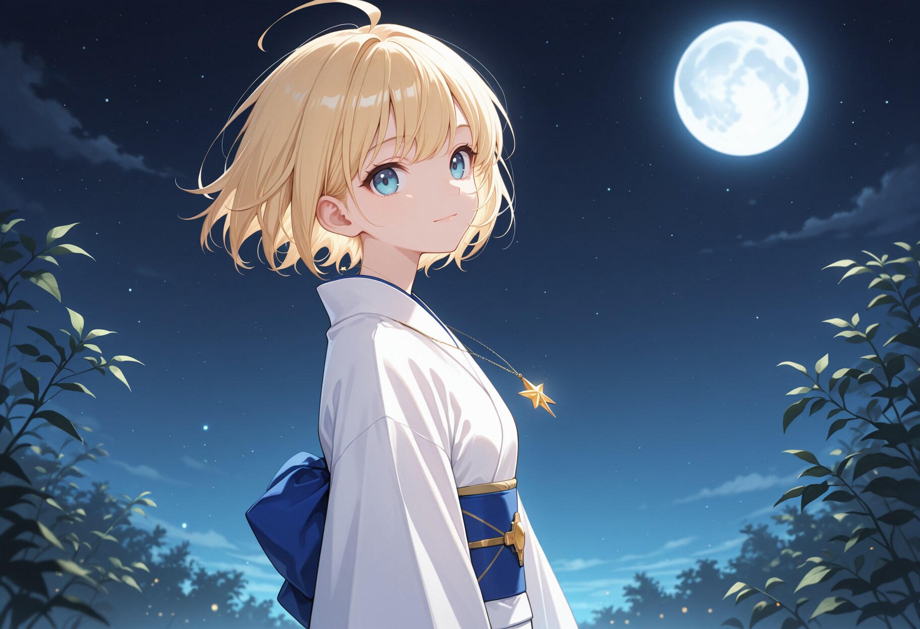 月と着物シスターさん