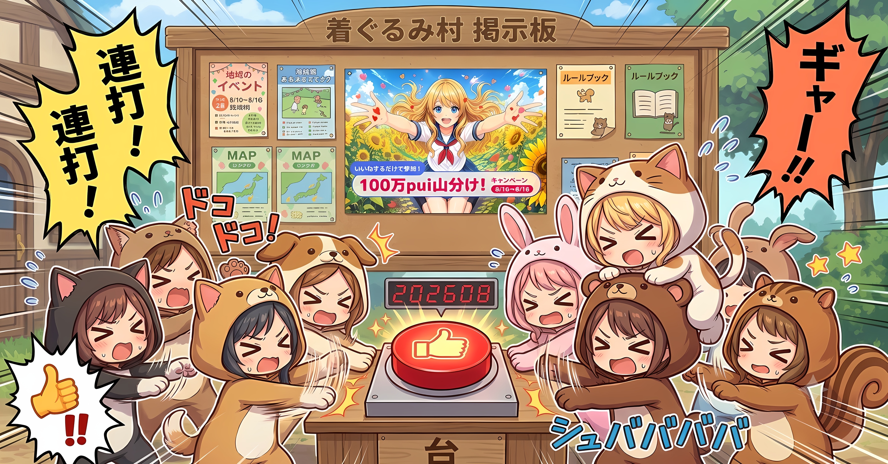 【張り紙】
