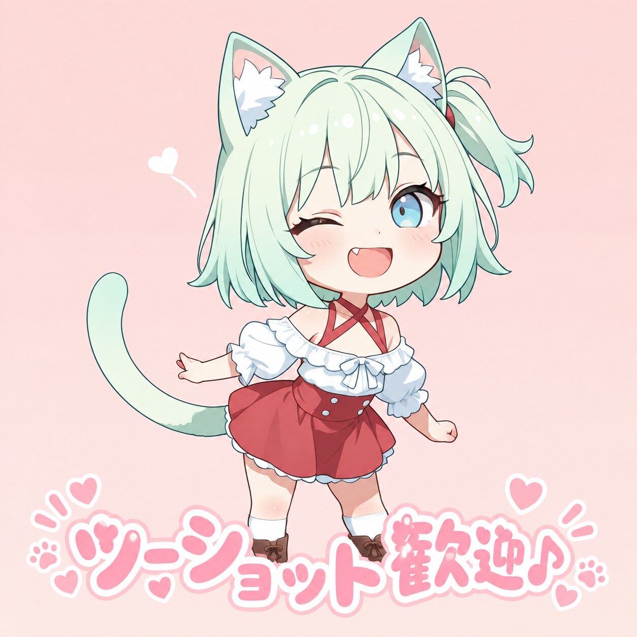 ツーショット歓迎♪ | の人気AIイラスト・グラビア