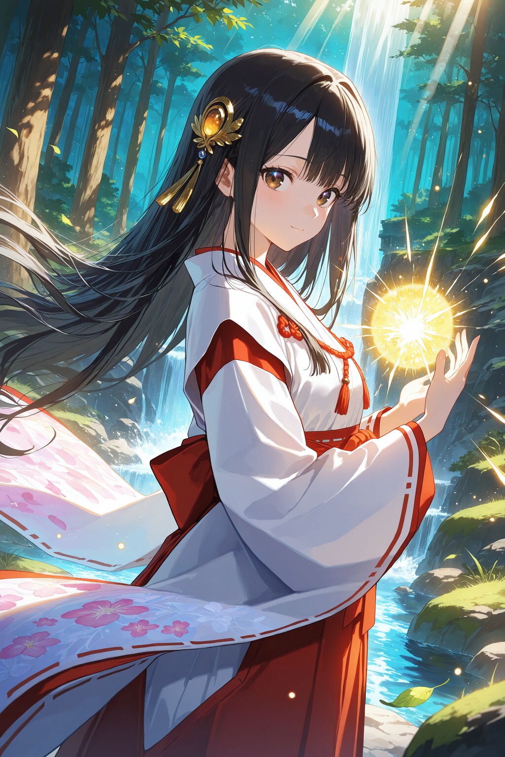 異世界神社の巫女さん（神楽さん修行中）