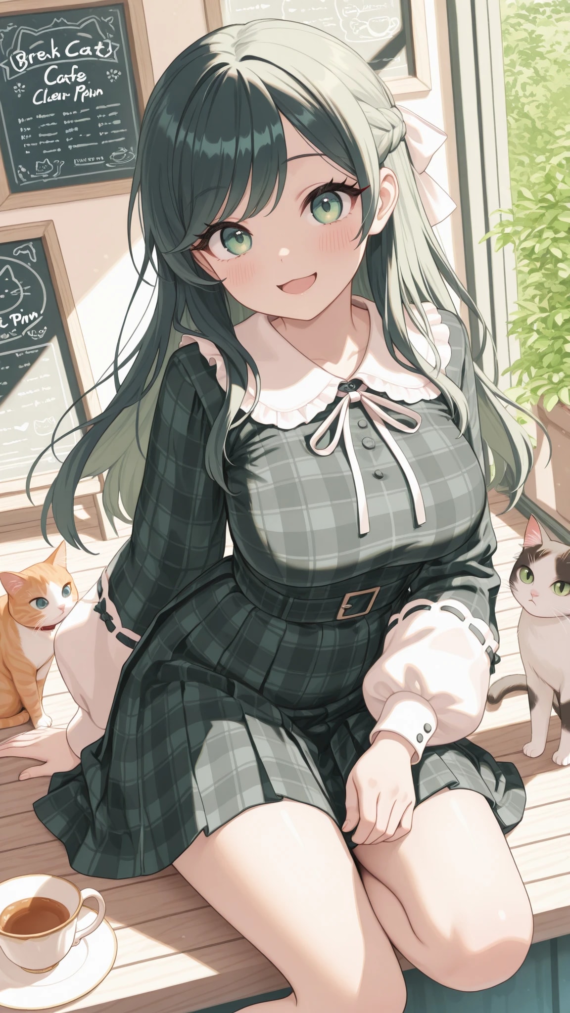 猫カフェでまったり | の人気AIイラスト・グラビア