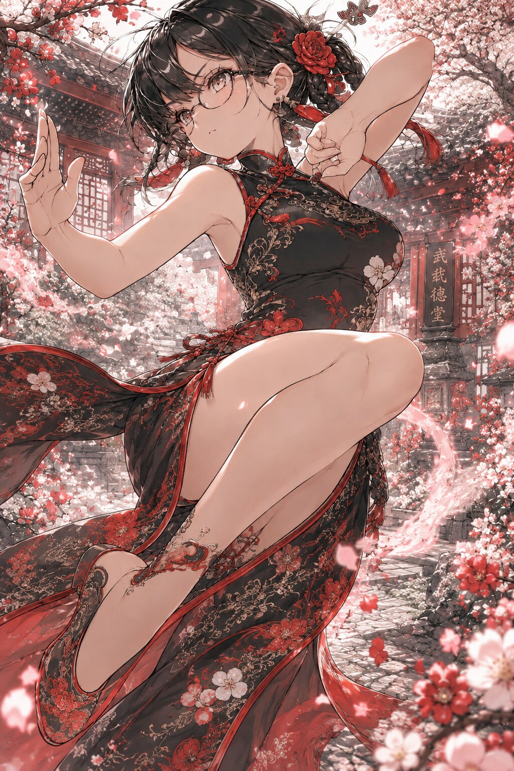 拳に移れ紅梅の香