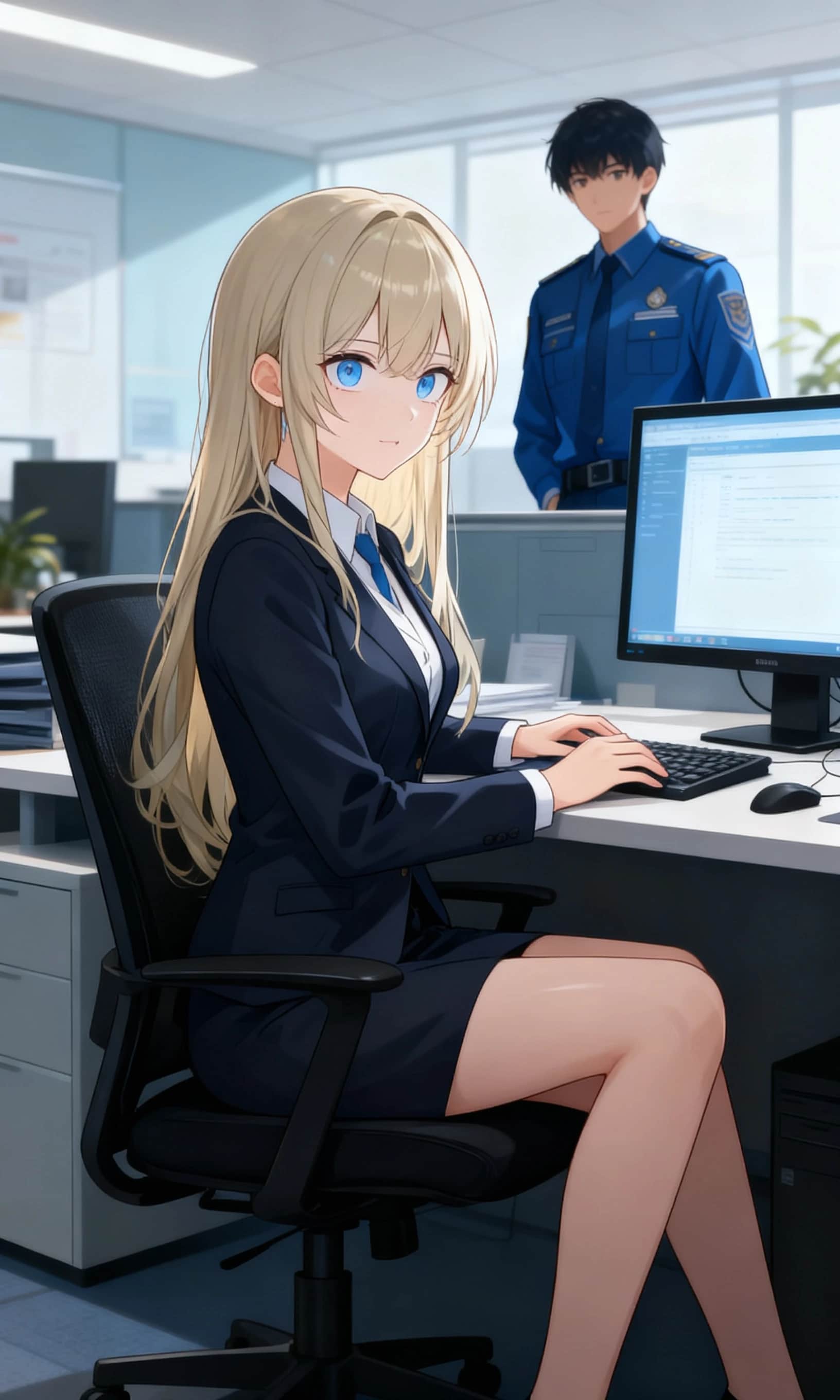 監獄に収容されて強制される白人少女