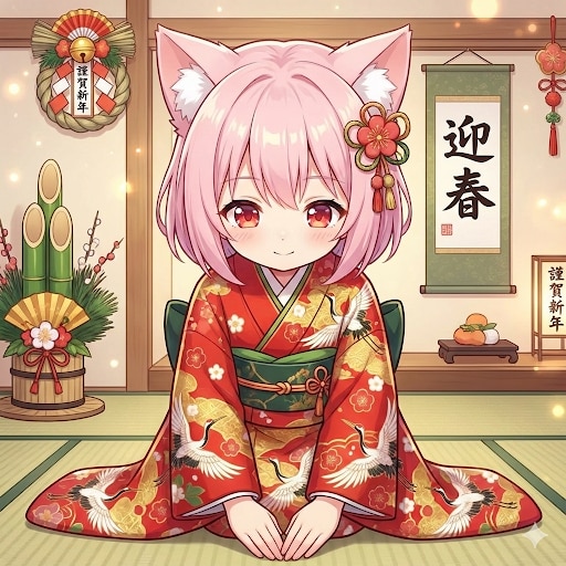 明けましておめでとうございます！ | の人気AIイラスト・グラビア