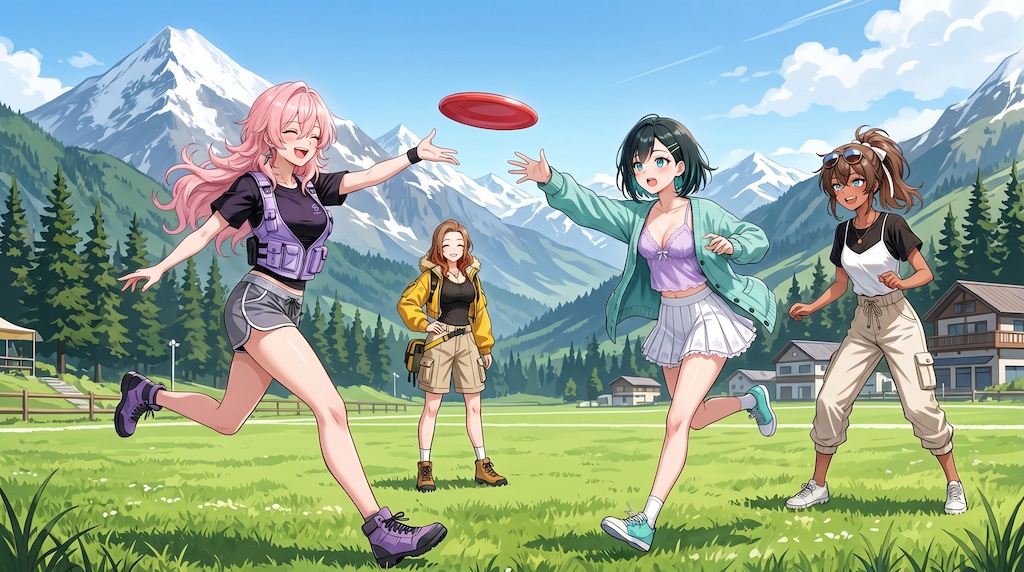 ウチの子達の夏山リゾート
