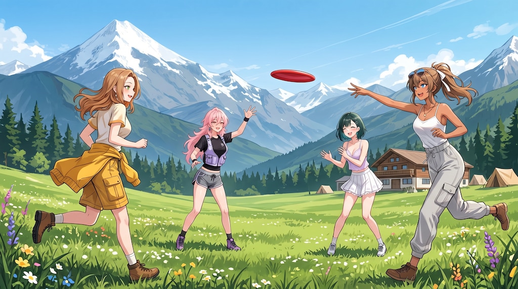 ウチの子達の夏山リゾート