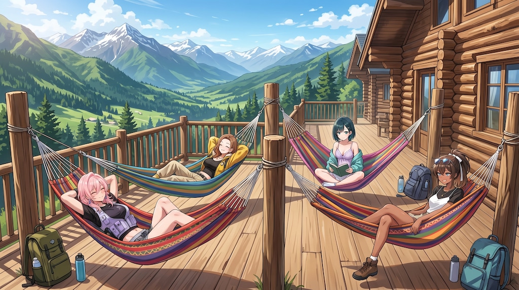 ウチの子達の夏山リゾート