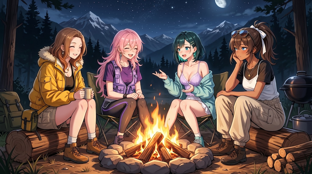 ウチの子達の夏山リゾート