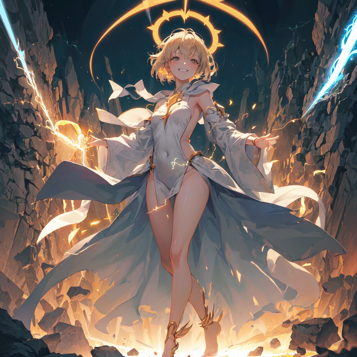 腹いせに周辺一帯を吹き飛ばしそうな天使のお姉さん