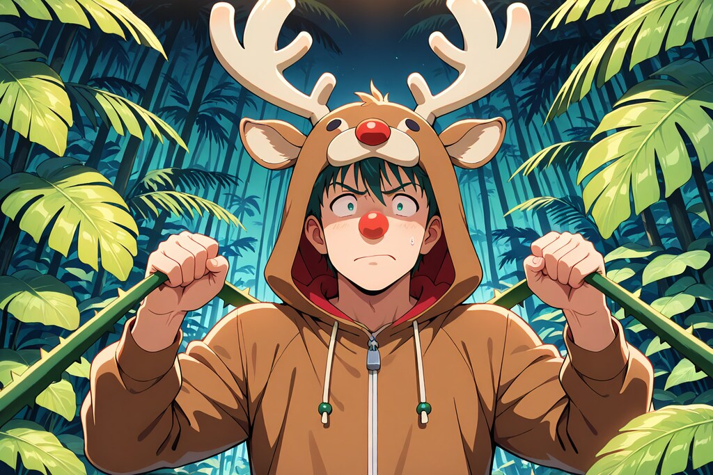 アカハナのトナカイ大失敗