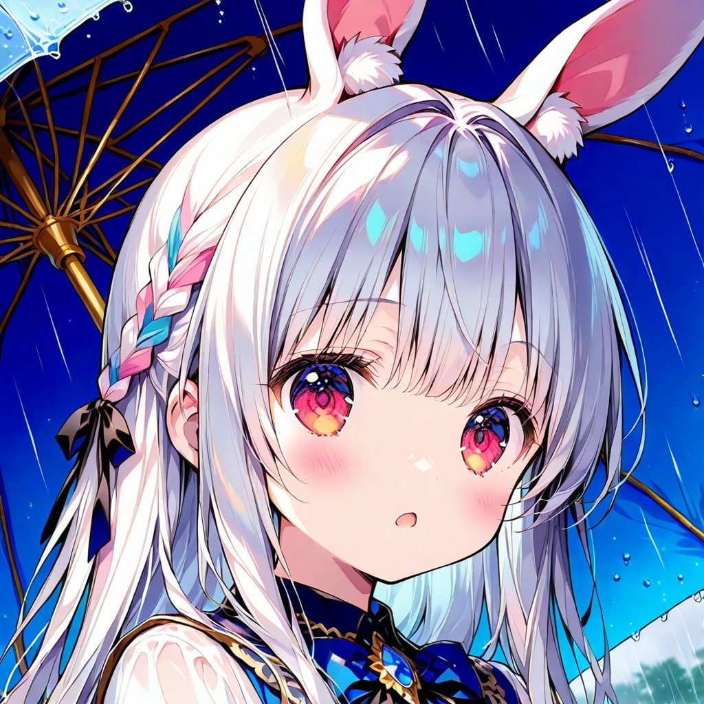 雨当たってるぅ | の人気AIイラスト・グラビア