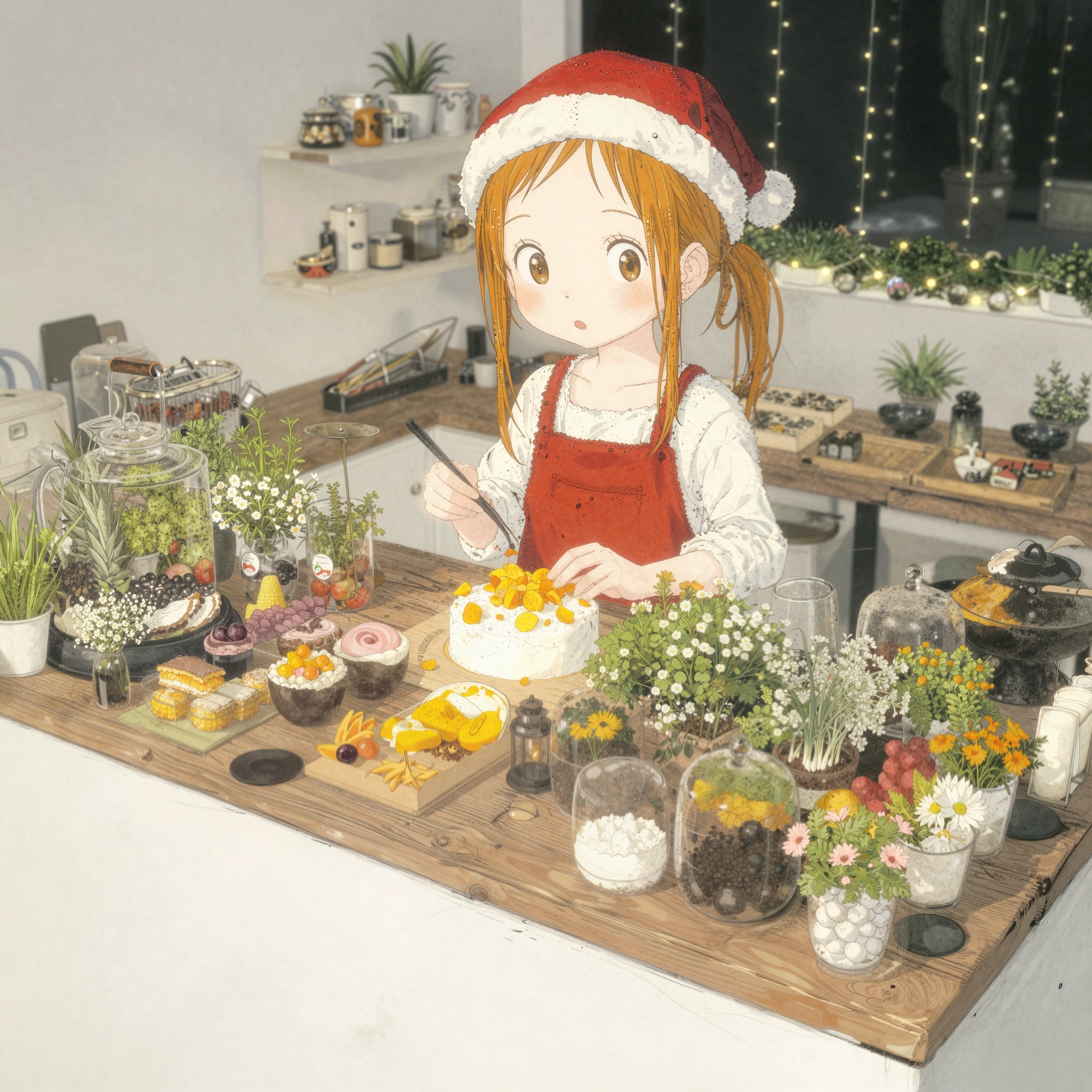 聖夜を彩るケーキづくり | の人気AIイラスト・グラビア