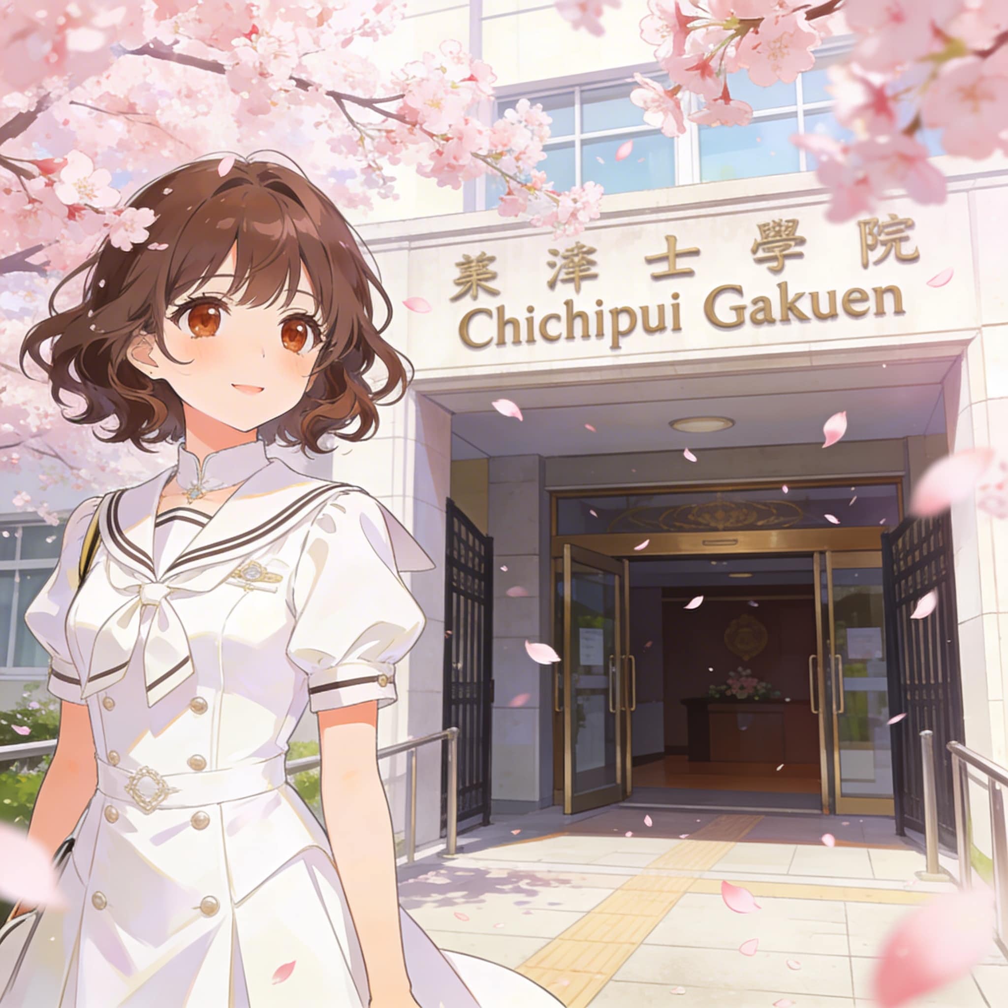 ちちぷい学園入学式 | の人気AIイラスト・グラビア