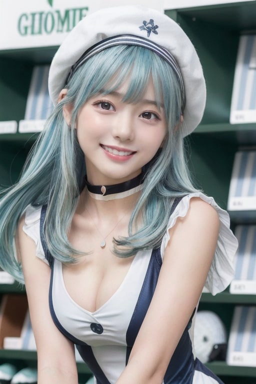 ゴルフ用品店の看板娘