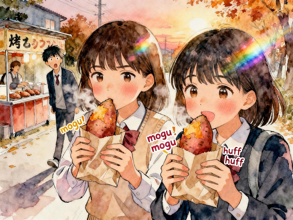 朝から焼き芋！？そしてもちろん夕方も！！