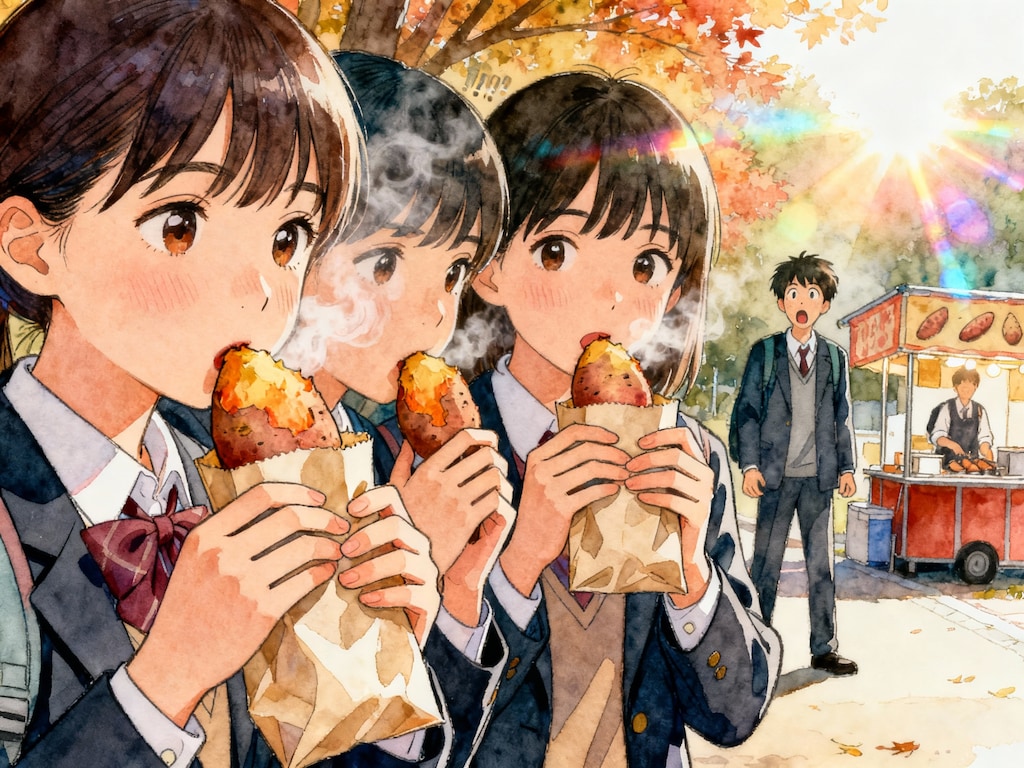 朝から焼き芋！？そしてもちろん夕方も！！