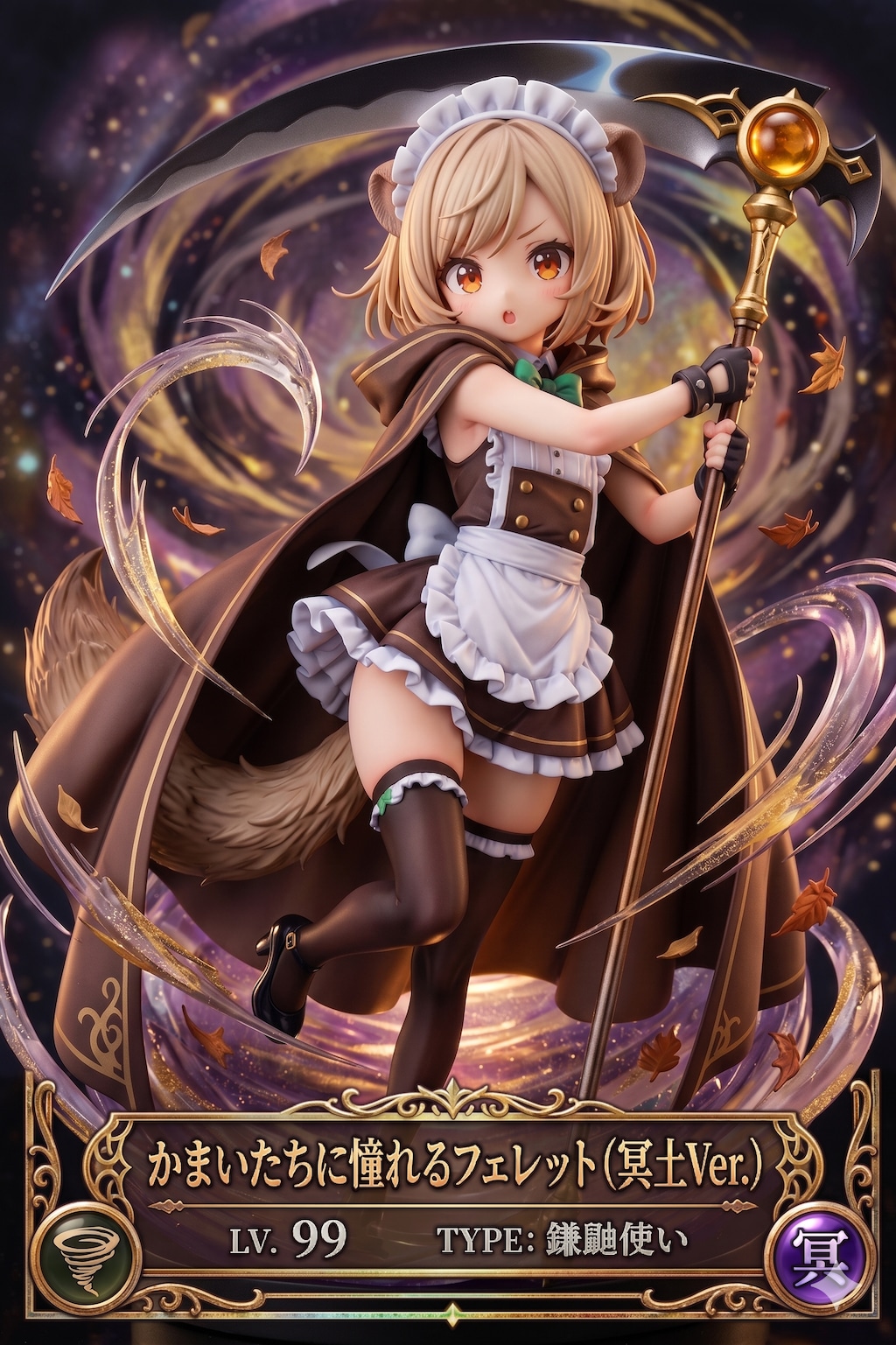 SSRかまいたちに憧れるフェレット（冥土Ver.）