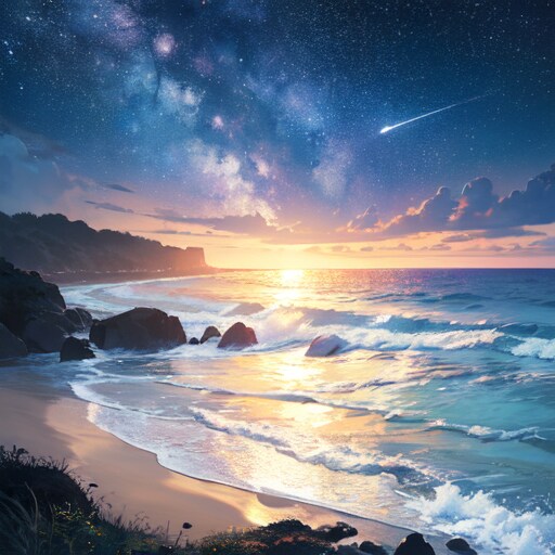 星空と夜明け４