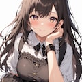 上目遣いの女の子 X928 2枚目
