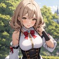 上目遣いの女の子 X928 3枚目