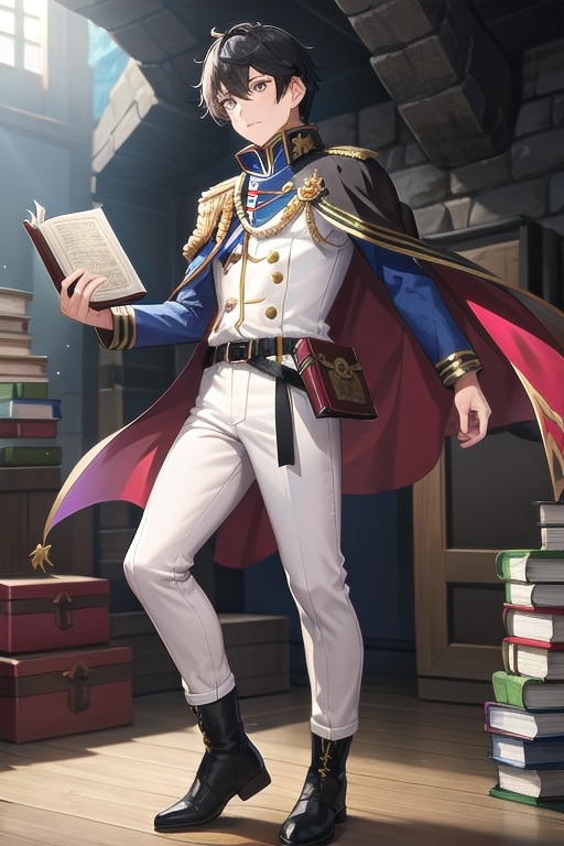 ファンタジーな洞窟地下、大きな男性学者1-5 | の人気AIイラスト・グラビア