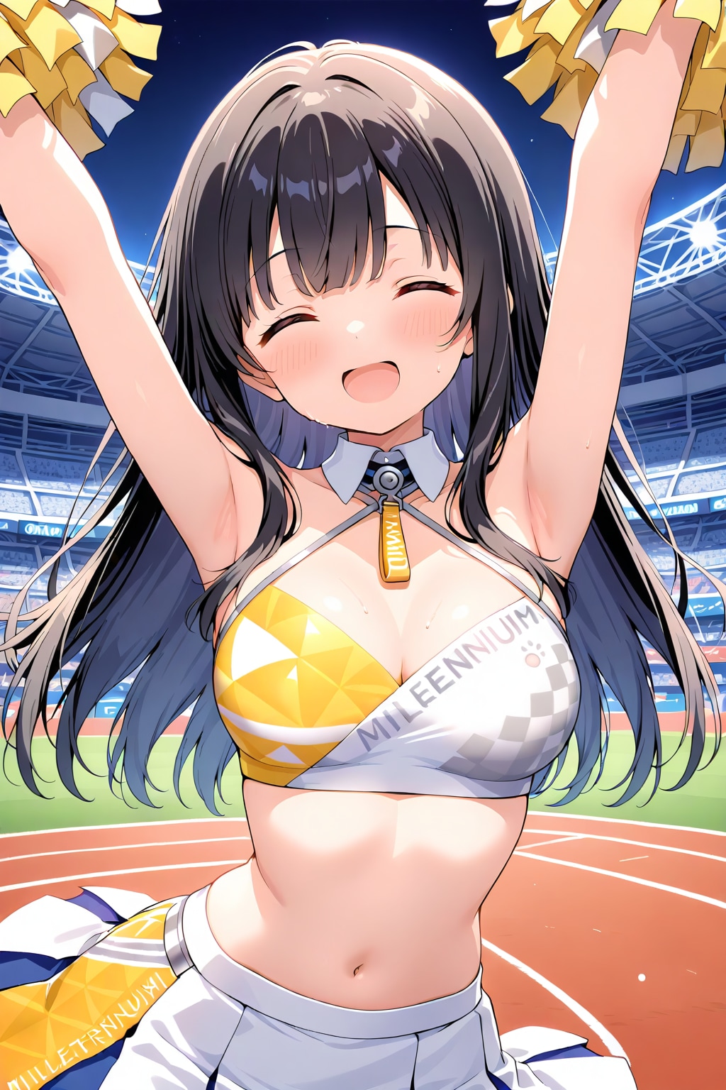 フレフレ少女（HARPY）ちちぷいのみんな応援します♪ | の人気AIイラスト・グラビア