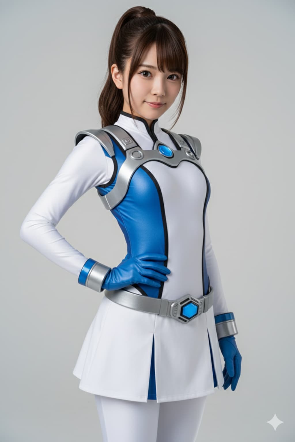 戦隊ヒロインのような女の子