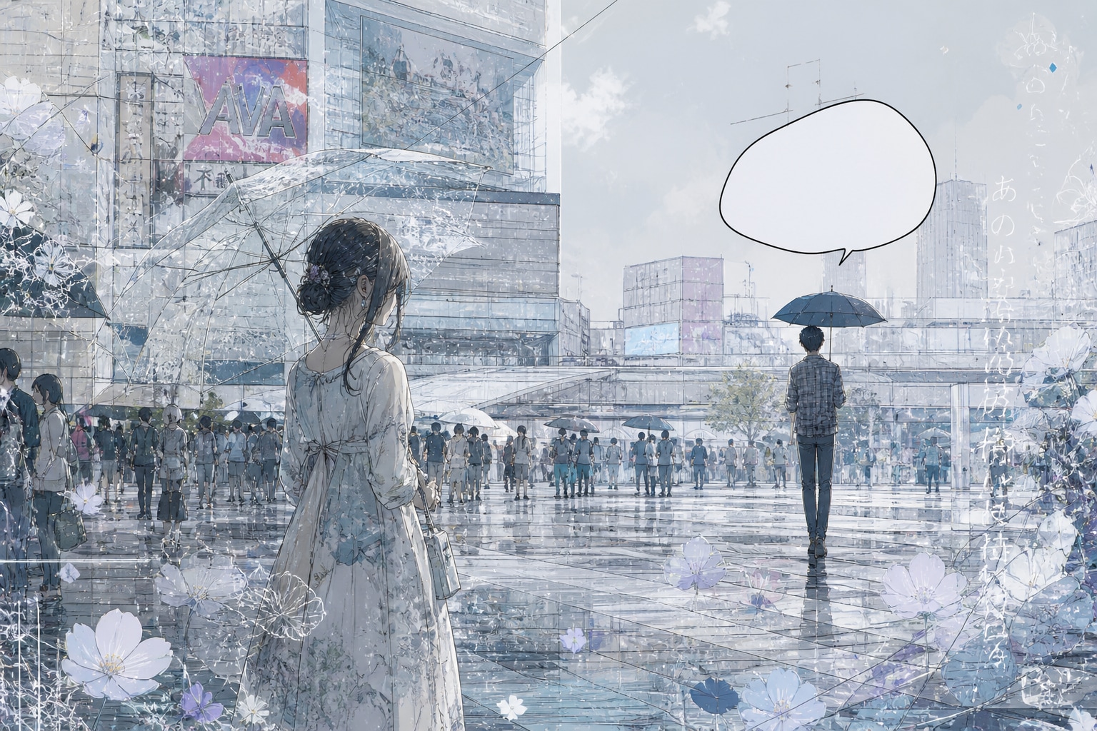 待ち合わせ場所に行く前に合流出来そう | の人気AIイラスト・グラビア