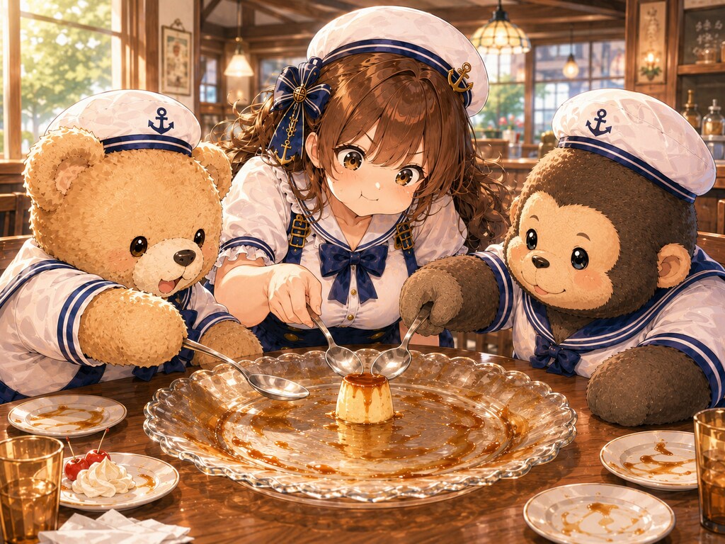 巨大プリン開戦！
