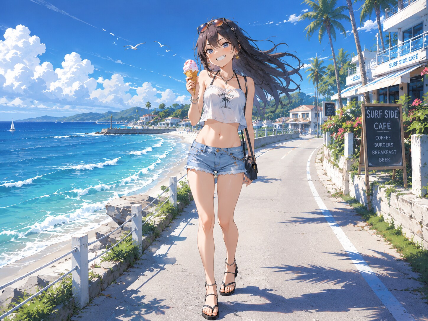 夏空と少女96